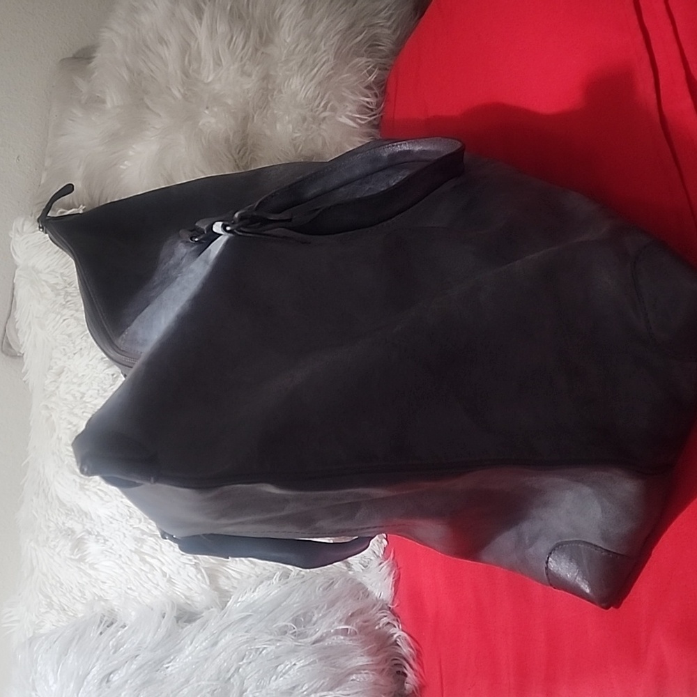 Banana Republic Dark Brown Leather Travel Bag - Picture 3 of 7